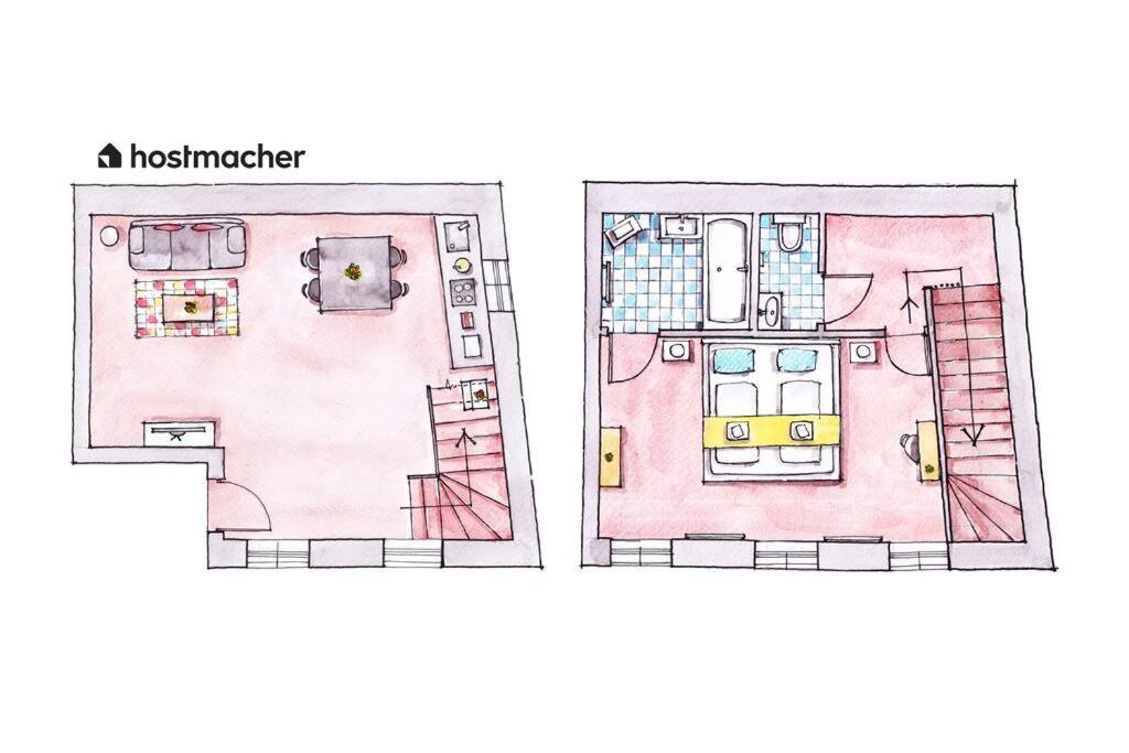 Cozy 1Br Duplex Near Center By Hm Apartamento Viena Exterior foto